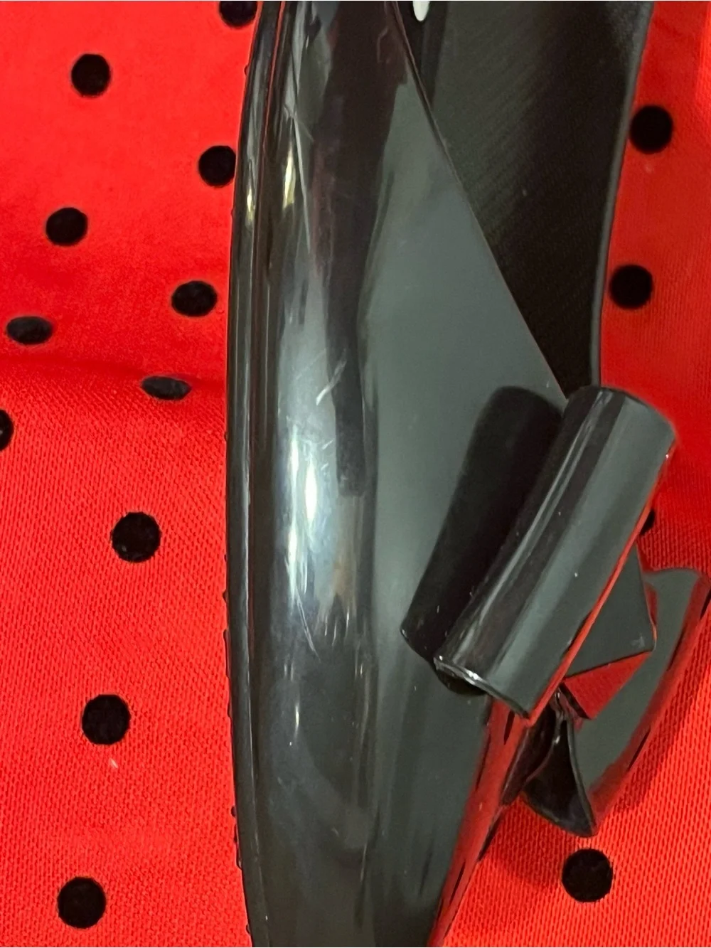 NWOB kate spade Jackson Jelly Ballerina D’Orsay Black Pointed Bow Flats